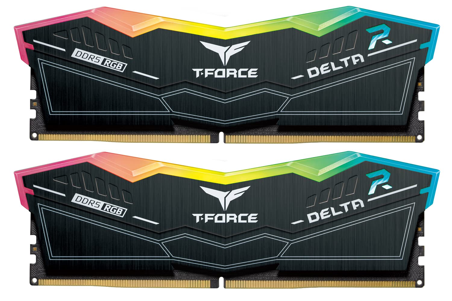 

Team RGB DDR5 5200Mhz 16GBx2 DELTA series Black Desktop memory compliant High speed type Lifetime warranty in Japan (світловий тип) (PC5-41600) чорний