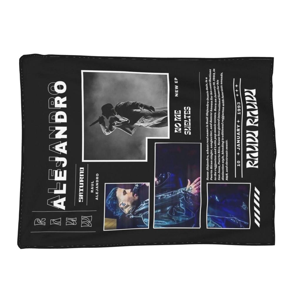 Rauw Alejandro Blankets Soft Warm Flannel Throw Blanket Bedding for Bed Living Room Picnic Travel Home Couch