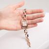 Watch FURLA CHAIN SQUARE Chain Square Pink Gold Dial Stainless Steel Quartz 25MM Watch Jewelry Accessory Accessories WW00026003L3 Brown [FURLA]