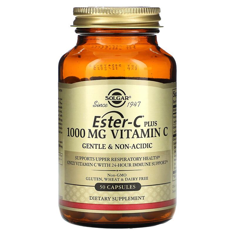 Ester-C Plus, Vitamin C, 1,000 Mg, 50 Capsules