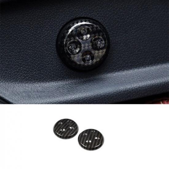 For Mercedes-Benz GLC Carbon Fiber Seat Button Handle Cover Trim 2016-