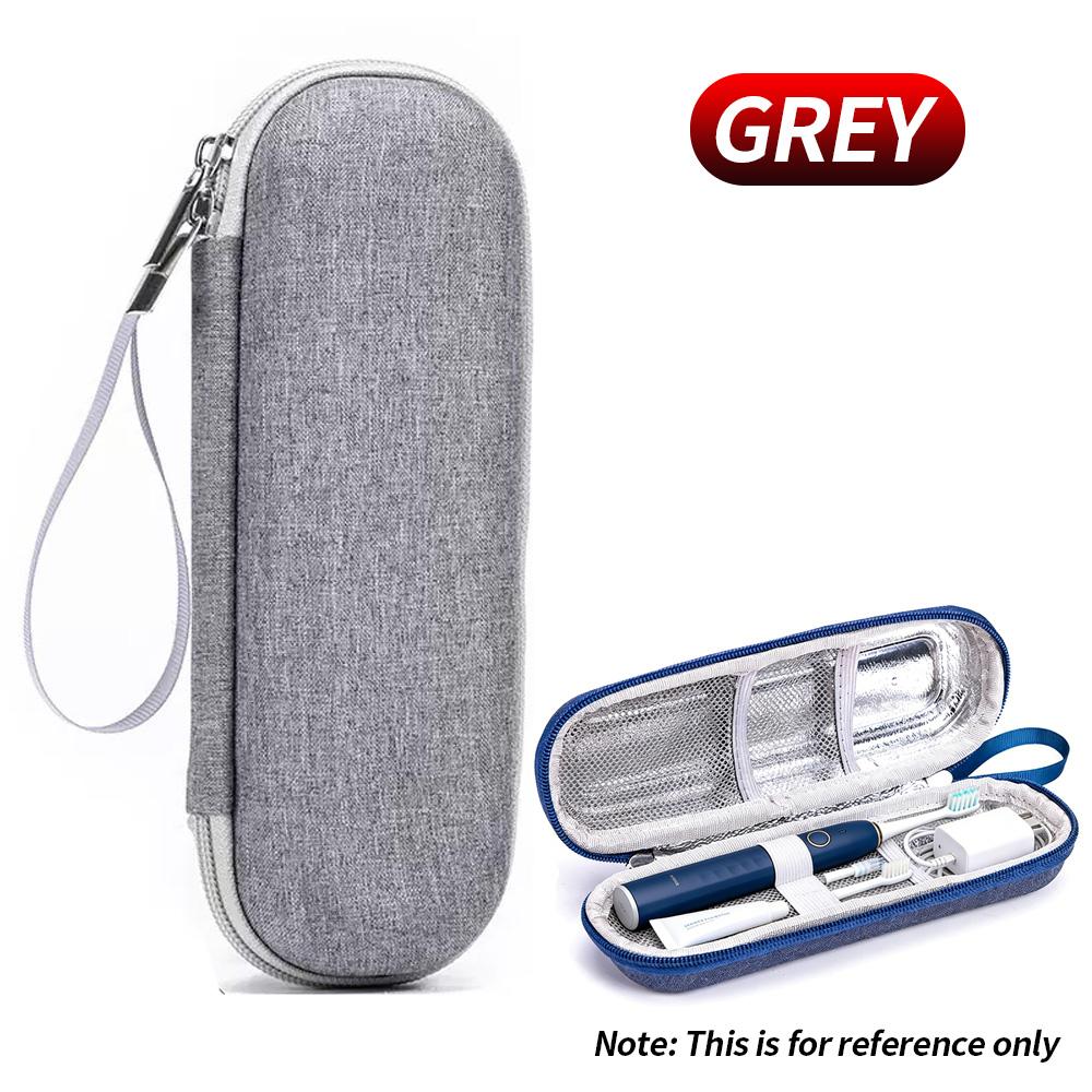 Waterproof Dustproof EVA Storage Case for Electric Toothbrush & Data Charging Cable - Universal Travel Pouch