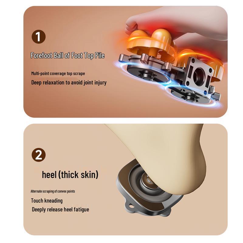 Meridian Wireless Foot Massager: Multi-functional Smart Foot Spa with Hot Compress