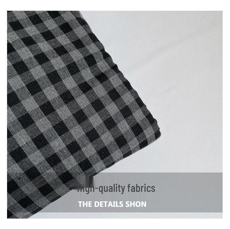 2025 Plaid Canvas Shoulder Bag - Large Capacity, Color Block, Autumn Casual Trend
