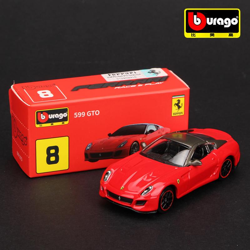 Bburago Série Ferrari Multiples Styles Sp3 F50 F12Tdf 488Gtb Laferrari Modèle de Voiture Collection Cadeau de Noël pour Enfants Jouets Pour Garçons