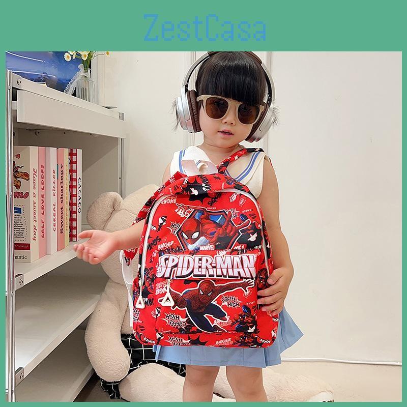 School Kids Cartoon Bag With Breathable Nylon Material For Use Daily