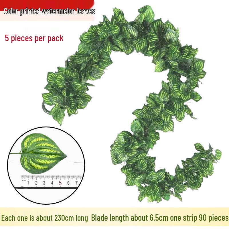 İç Mekan ve Balkon İçin 90 Parçalı Yeşil Yapraklı Sarmaşık Dekorasyon Seti