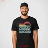 Save The Chubby Unicorns T Shirt Vintage Rhino Safari Funny Unicorn Rhinoceros Lover For Casual Breathable Vintage