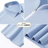 Summer Half Zipper Cotton Hemp Short-sleeved T-shirt for Men Polo