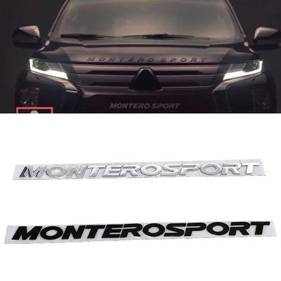 MONTERO SPORT Buchstabenschild für MONTEROSPORT Logo Kofferraum Heckaufkleber Auto Motorhaubenabdeckung Modifikationslogo Autoaufkleber