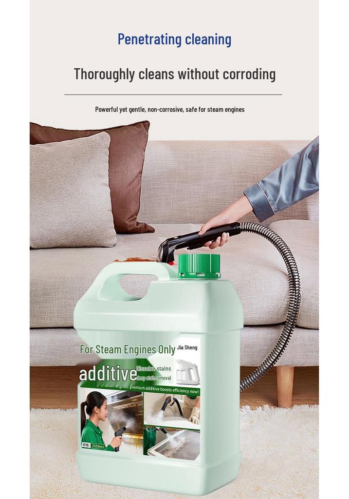 Multi-Purpose Steam Cleaner Additive - Stain Remover for Mattress, Kitchen, Living Room, and Floor