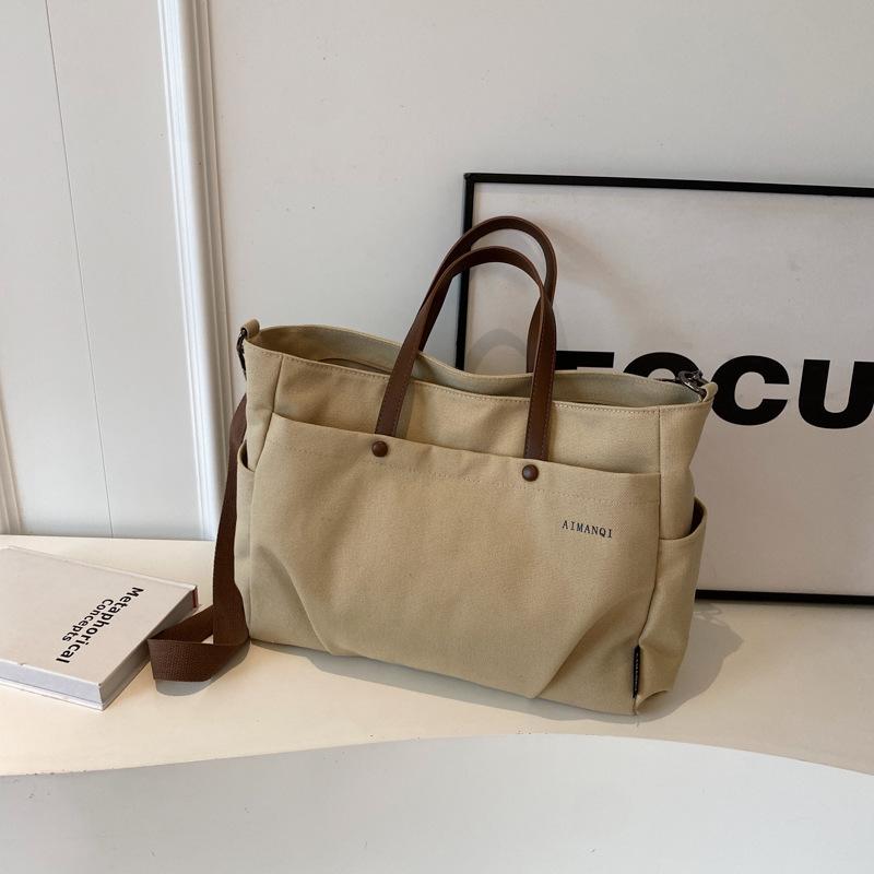 

Женская сумка через плечо, сумка-тоут большой вместимости, портфель, сумка-мессенджер через плечо хаки