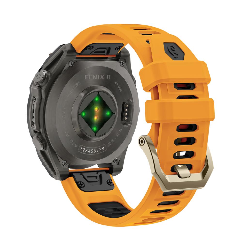 Cinturino Quick Fit da 22 mm 26 mm per Garmin Fenix 9 8 7 Pro 51 mm 6X 5 Venu 3 Tactix Braccialetto in Silicone Traspirante Correa Fenix 7X Band