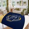 Covor din Catifea Cristal cu Design Fotbalistic Everton Covoraș Decorativ Moale pentru Dormitor Intrare