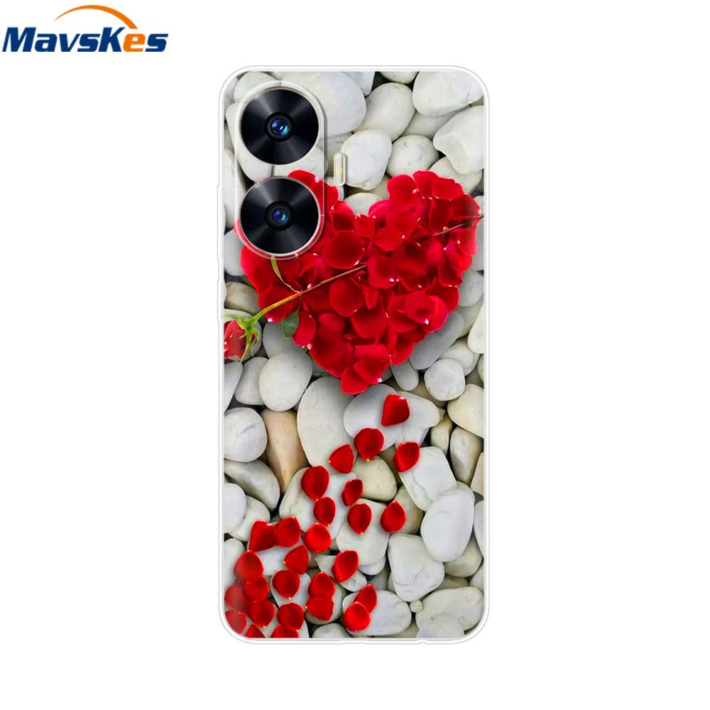 For Realme C55 4G Case C 55 Transparent TPU Soft Silicone Cover For OPPO Realme C55 RealmeC55 6.72 Inch Back Cases Phone Bumper