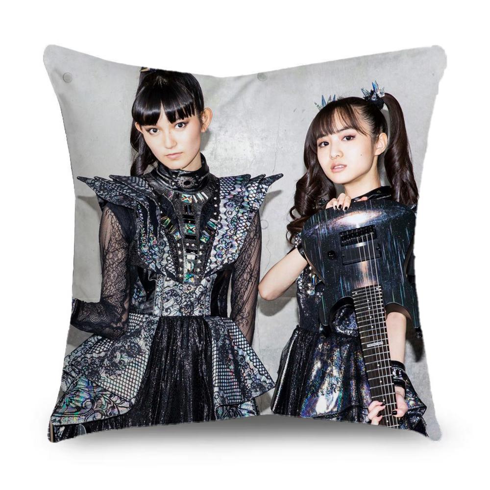 B-Babymetal Japanese Rock Pillow Case Pillowcase Home Sofa Cushions Car Cushions Pillowcover Office Pillowshell Pillow