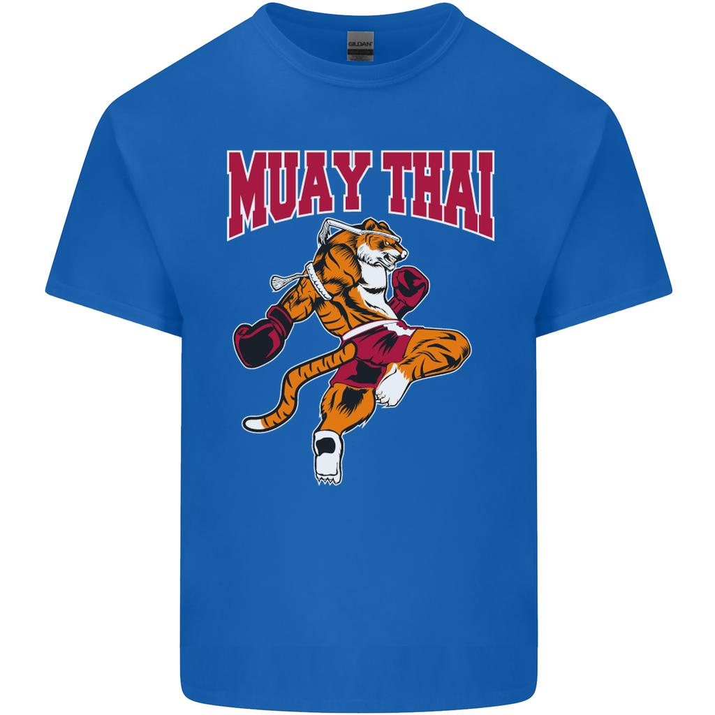 Muay Thai Tiger MMA Mixed Martial Arts Unisexs Light Cotton TShirt