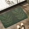 3D Leaf Bath Floor Mat Anti Slip and Stain Resistant Floor Mat Kitchen Anti Fouling Floor Mat