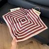 New 71 * 71cm Korean version small square scarf women's silk scarf spring and summer thin sunscreen scarf neck protection tied bag headband scarf