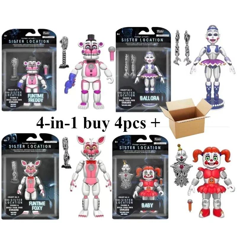 NEW FNAFs bear's midnight harem five nights joint movable detachable game peripheral hand office boy Freddy's