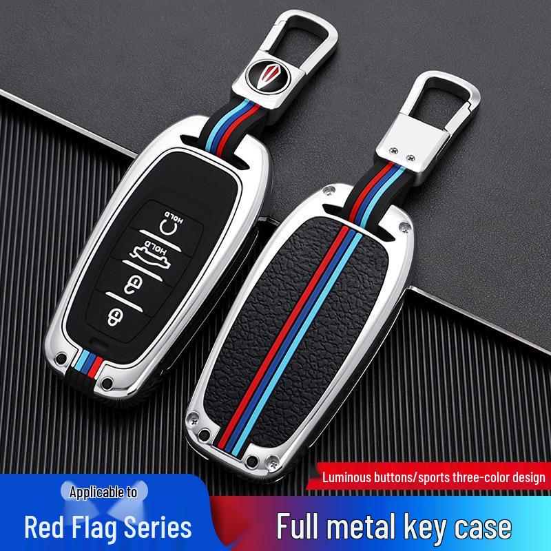 Premium Hongqi H9 Key Case: Full Coverage Shell for H5, H7, and HS7 Models - Unisex Design