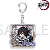 Anahtarlık Kolye Anime Demon Slayer Kimetsu No Yaiba Kamado Tanjirou Çift Taraflı HD Çanta Kolye Hayranlar İçin Hediye Cosplay Aksesuarları Takı Hediye