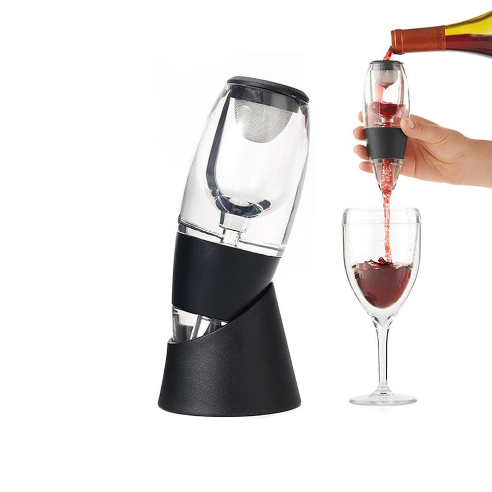 Best Decanter with Strainer and Base To Quickly Oxidize Wine  Enhance Flavor and Make Wine Smoother Bar Tools Party
