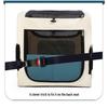 Fashionable Two-Way Foldable Pet Stroller & Carrier for Cats and Dogs, Detachable