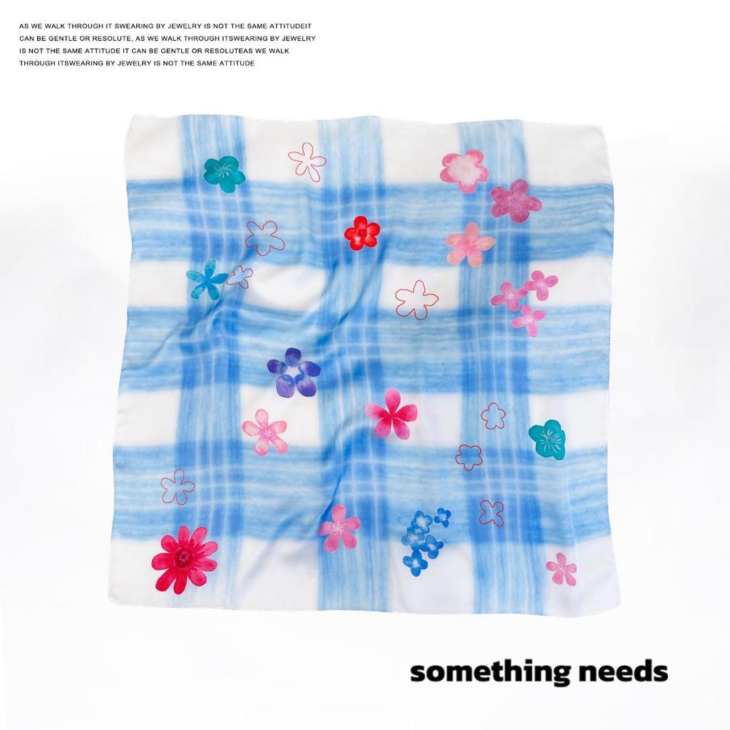 Zheng Baiwan Starry Sky Silk Scarf: Fashionable Women's Square Scarf & Bandana for Festivals