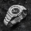 Casio Customized Watch Modified Series 811 Manufacturing Farmhouse Oak GA-2100-1A1 Modified-silver Glass Waterproof Lumin GA-2100-1A1PR