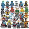 24-Piece Ninjago Minifigure Set, Multicolor Action Figures, Collectible Toy Gift for Kids