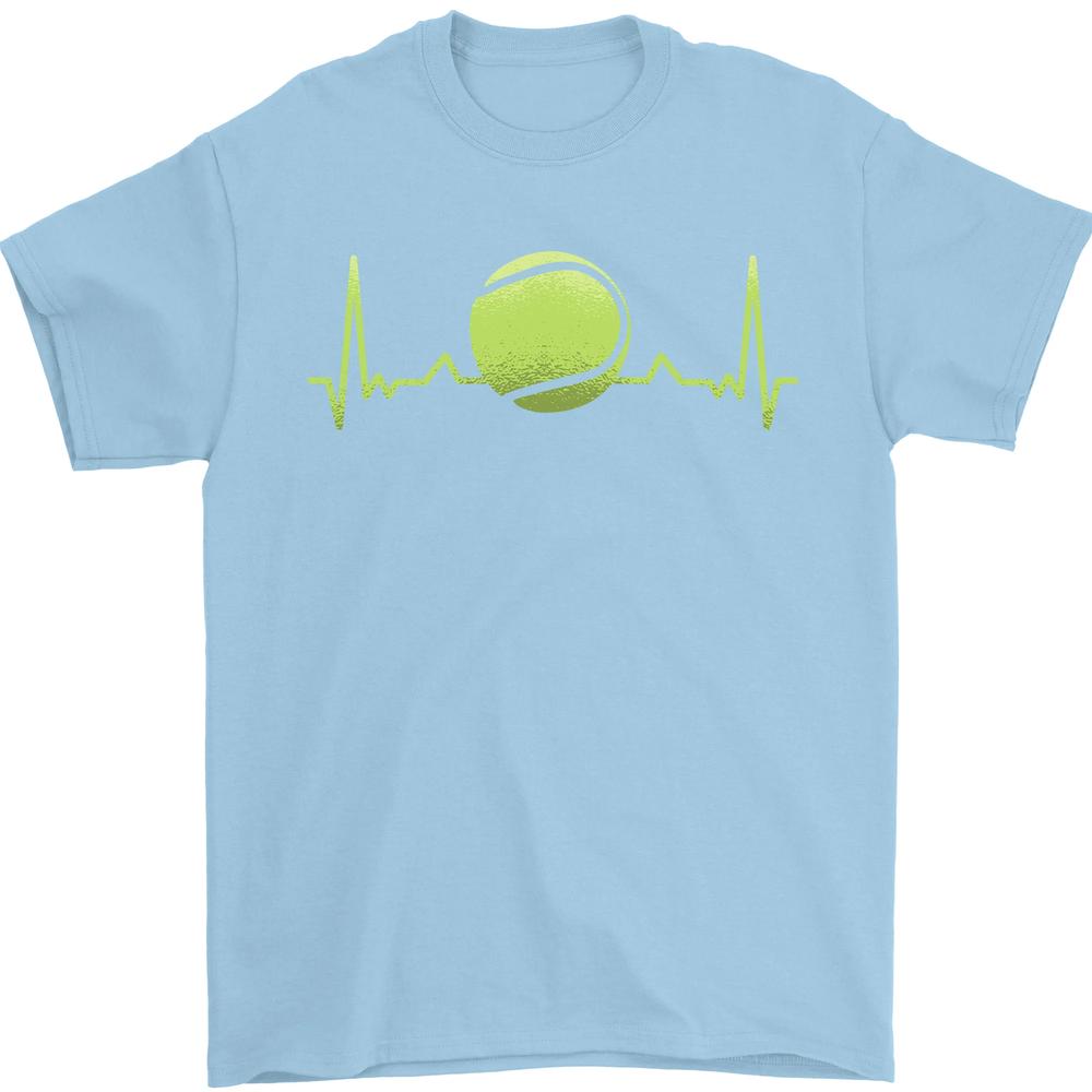 Tennis Player Pulse ECG Unisexs TShirt 100 Cotton S