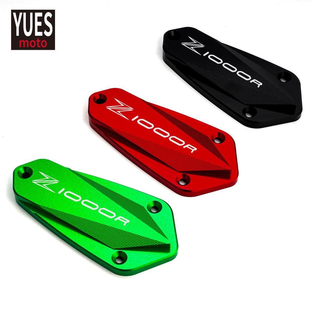 Moto příslušenství Hliníkový přední a zadní válec brzdové kapaliny Krytka hlavní nádržky pro KAWASAKI Z1000R Z1000