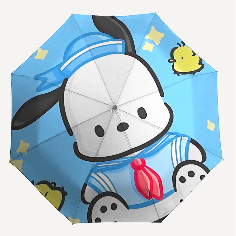 1PC Doggy Chick Umbrella-8-Rib Reinforced, Automatic Open, Lightweight & Durable, Cute Fashion Accessory for Outdoor-P2681