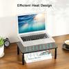 Monitor Stand Riser 3 Height Adjustable, Monitor Riser with Airflow Vents