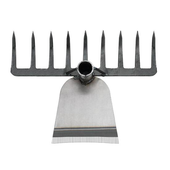 Yousheng 2-in-1 Weeding Rake Garden Hoe And Rake Heavy Duty Hand Weeder Gardening Hoe for Weeding Soil Loosening Landscaping