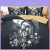 Luxurious 3d The Nightmare Before Christmas Jack Comforter Duvet Cover Bedding Set