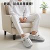 Cotton slippers women's autumn and winter new bags and indoor home home warmth couple plush cotton shoes men