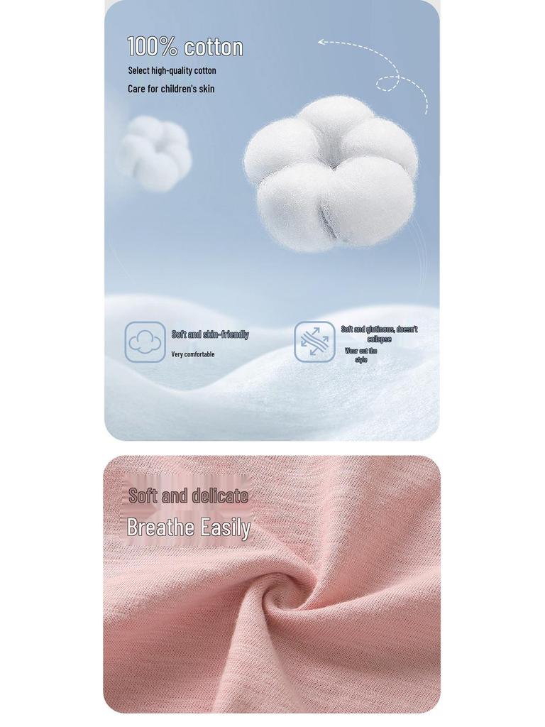 European Boys' Pure Cotton Long-Sleeve T-shirt, 2026 Spring, Children's Base Layer, Baby Spring/Autumn Style Undershirt.