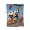 Cupheads And Mugman Blankets Flannel Game Lightweight Thin Throw Blankets for Bed Bedroom Quilt