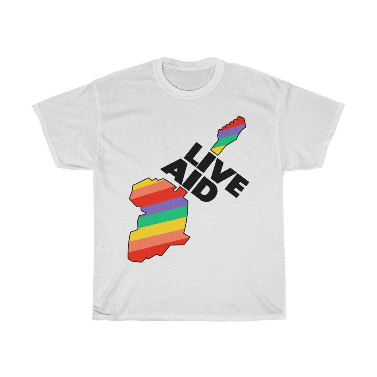 Live Aid 1985 T-Shirt: Band Aid Festival Music Tee S
