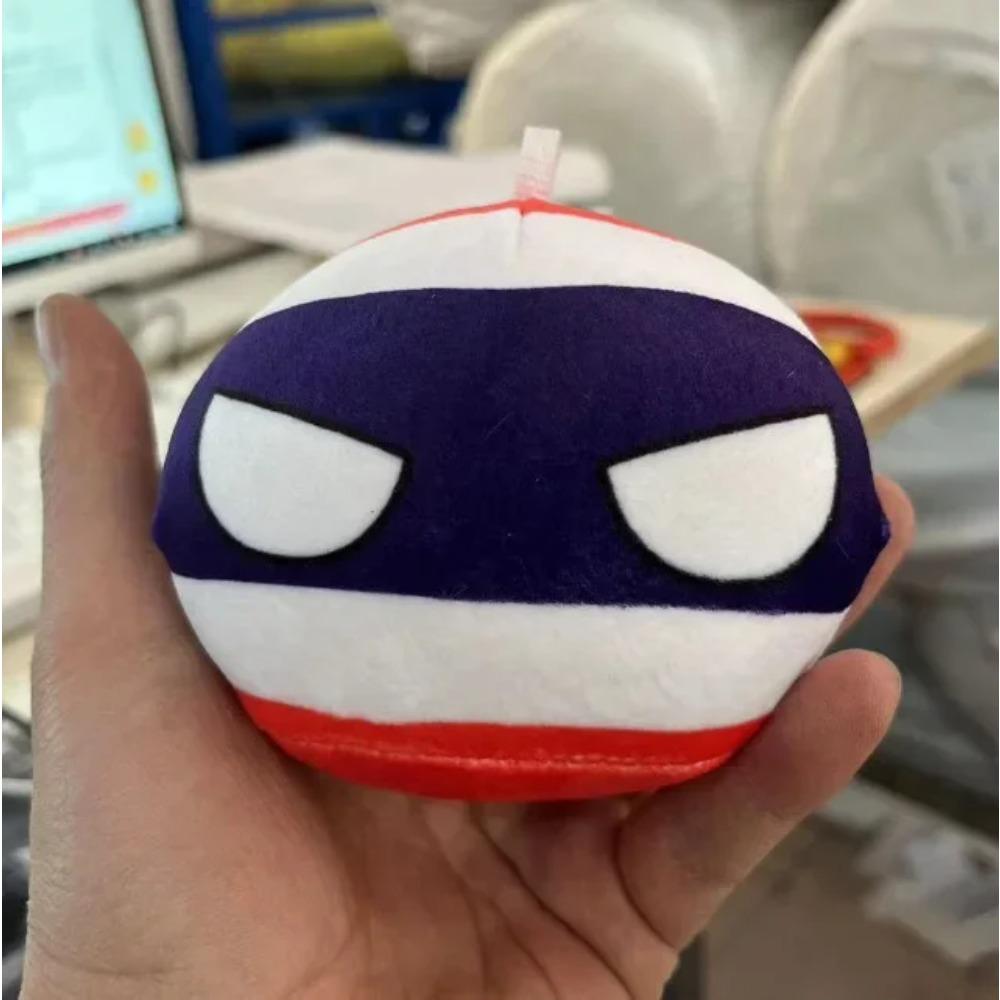 Jucării de pluș Country Ball de 10 cm Polandball Geantă Portofel Pandantiv Country Balls Countryball Păpușă de pluș Jucărie Cadouri de Crăciun pentru copii
