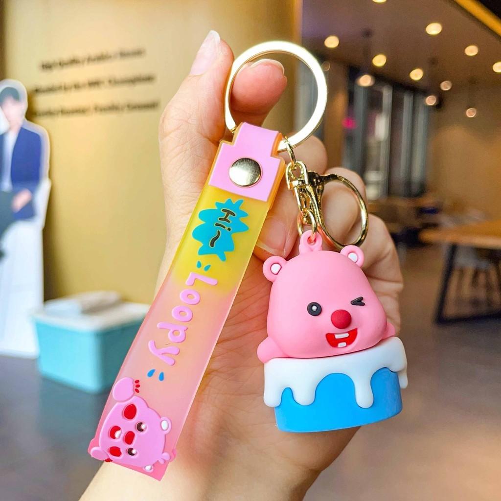 Beaver Keychain Silicone Cartoon Bag Charm Ideal For Birthdays Graduation More And