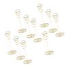 10Pcs Table Card Holder Reusable Metal Iron Place Stands Display Clips for Weddings Events Restaurants Parties