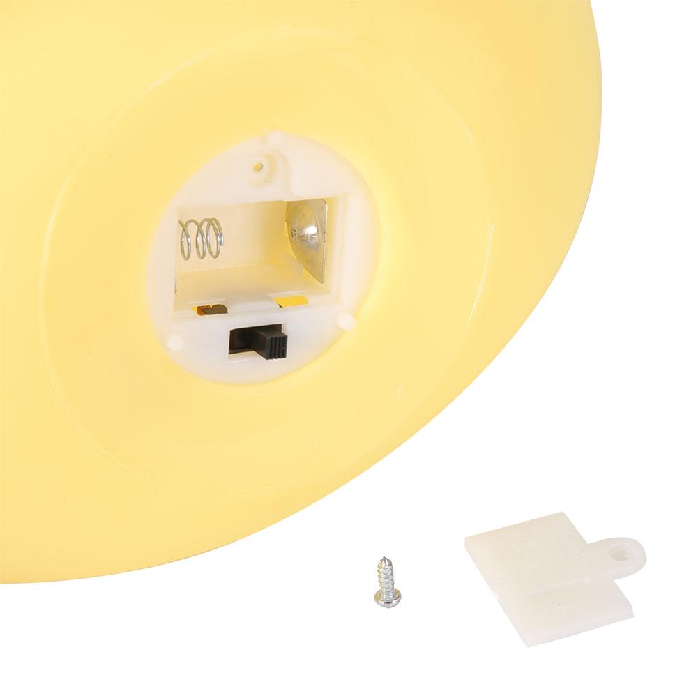 Silicone Yellow Unique Night Light Special Silicone Night Lamp Moon Night Light Children Room for Birthday for Party Bathroom