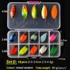 TOMA Trout Spoon Lure Set Metal Bait 2.5g 3g 4.5g 5g mixed Colors Pesca Freshwater Fishing Tackle Isca Artificial Lake Fishing