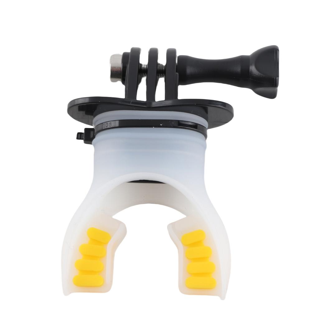 Mouth Bite Mount Surfing Diving Skating for XiaoYi Action Camera (Black)