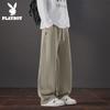 Playboy Men's American Style Loose Fit Straight Leg Casual Sweatpants
