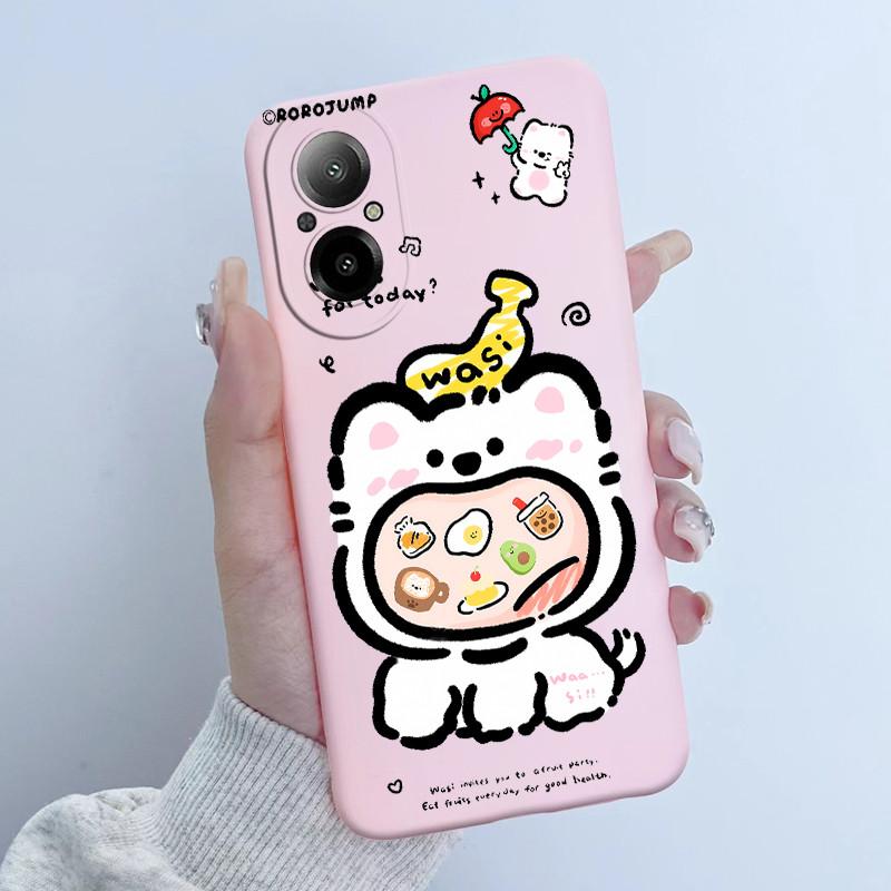 For Realme C67 4G RMX3890 Phone Case Butterfly Flower Girl New Design Soft Silicone TPU Back Housing for Oppo RealmeC67 Covers