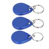 10PCS 13.56MHz Key Fobs Compatible with T5577 Radio Frequency Identification IC Card Keychain for Door Access Control